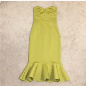 Asos peplum bottom dress